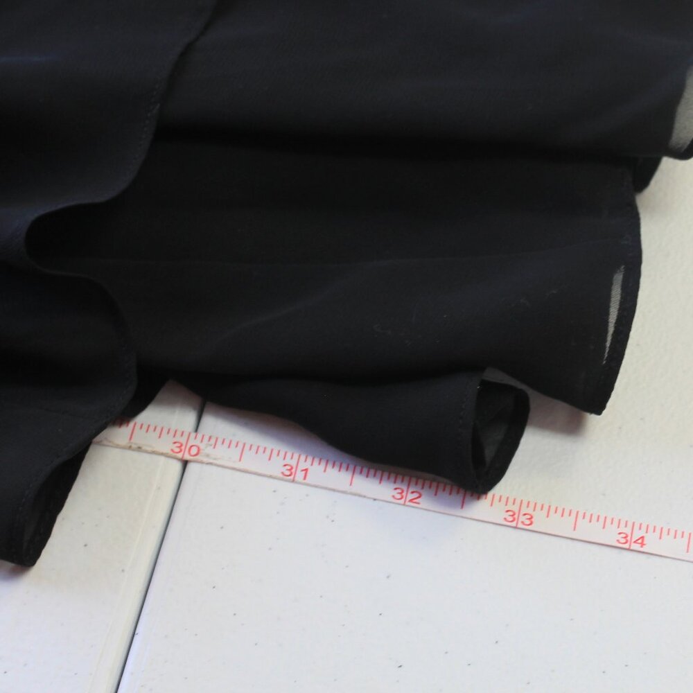 #420 Adrianna Papell Evening Essentials Black Skirt Size 14P - Picture 5 of 7